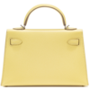 Hermès Kelly Sellier Mini II Jaune Poussin Epsom PHW