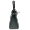 Hermès Kelly Sellier Mini II Limited Edition Tricolor Vert Mangrove / Vert Amande / Black Epsom PHW