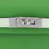 Hermès Kelly Sellier Mini II LIMITED EDITION TRICOLOR Vert Yucca / Etoupe / Vert Fizz Epsom GHW