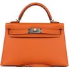 Hermès Kelly Sellier Mini II Orange Epsom Electrum HW