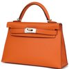 Hermès Kelly Sellier Mini II Orange Epsom Electrum HW