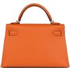 Hermès Kelly Sellier Mini II Orange Epsom Electrum HW
