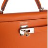 Hermès Kelly Sellier Mini II Orange Epsom Electrum HW