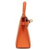 Hermès Kelly Sellier Mini II Orange Epsom GHW