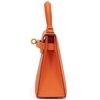 Hermès Kelly Sellier Mini II Orange Epsom GHW