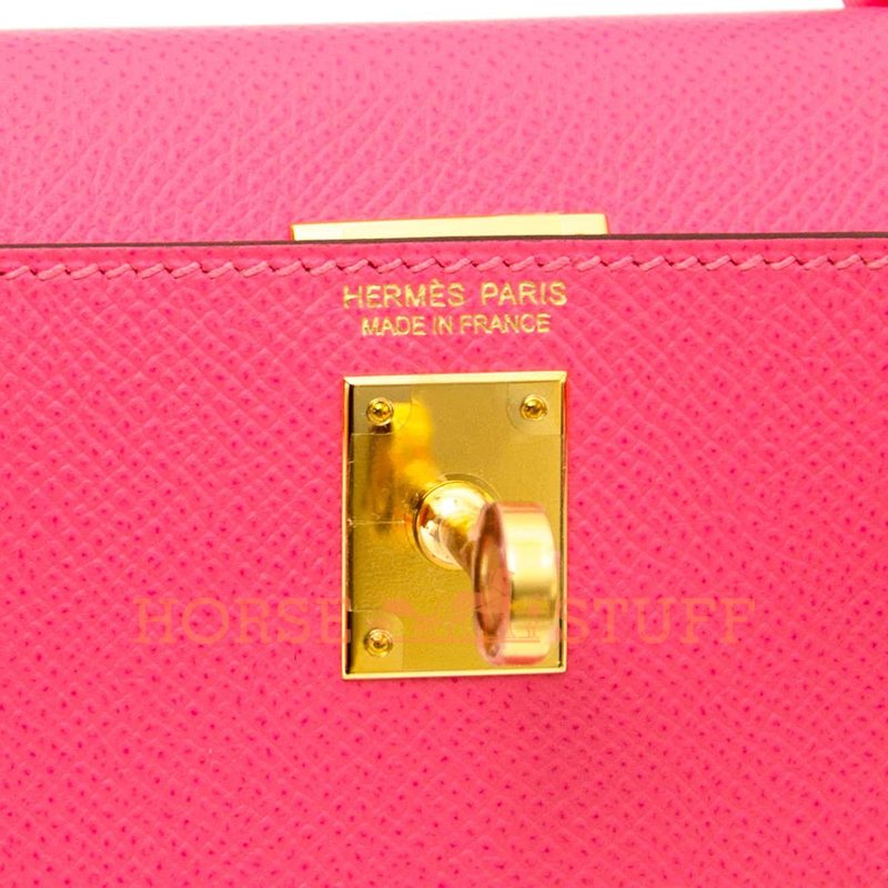 Hermès Kelly Sellier Mini II Rose Azalea Epsom GHW