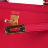 Hermès Kelly Sellier Mini II Rose Extreme Epsom GHW