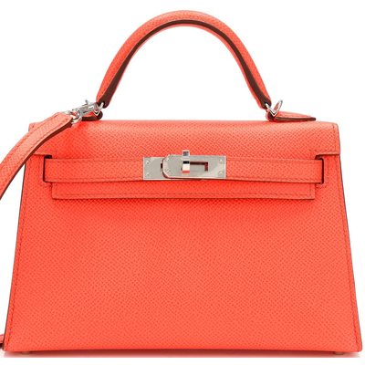 Hermès Kelly Sellier Mini II Rose Texas Epsom PHW