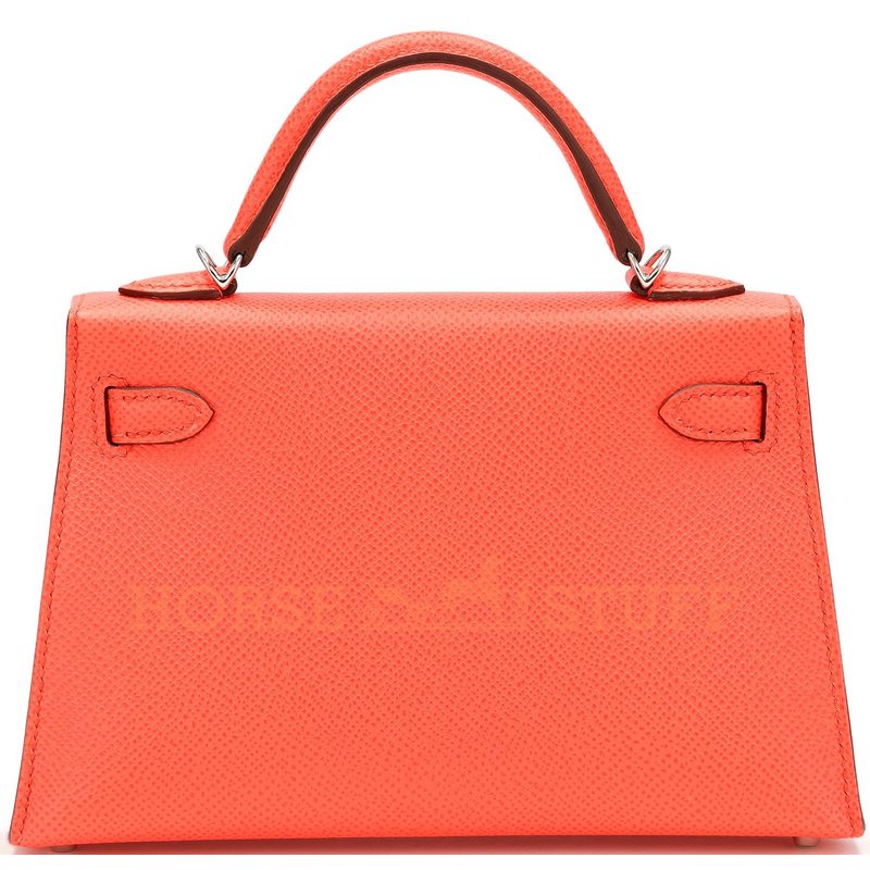 Hermès Kelly Sellier Mini II Rose Texas Epsom PHW