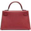 Hermès Kelly Sellier Mini II Rouge Grenat Epsom PHW