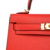 Hermès Kelly Sellier Mini II Rouge Tomate Epsom GHW