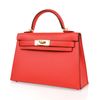 Hermès Kelly Sellier Mini II Rouge Tomate Epsom GHW