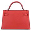 Hermès Kelly Sellier Mini II Rouge Tomate Epsom PHW