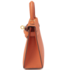 Hermès Kelly Sellier Mini II Terre Battue Epsom GHW