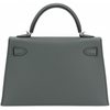 Hermès Kelly Sellier Mini II Vert Amande Epsom Electrum