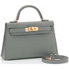 Hermès Kelly Sellier Mini II Vert Amande Epsom GHW