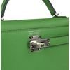 Hermès Kelly Sellier Mini II Vert Yucca Epsom PHW