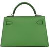 Hermès Kelly Sellier Mini II Vert Yucca Epsom PHW