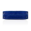 Hermès Kelly Sellier Mini II Blue Electrique Lisse Crocodile Alligator GHW