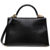 Hermès Kelly Sellier Mini II Black Shiny Niloticus Lizard GHW