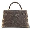 Hermès Kelly Sellier Mini II Ombre Shiny Salvator Varanus Lizard GHW