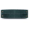 Hermès Kelly Sellier Mini II Vert Cypress Shiny Niloticus Lizard GHW