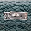 Hermès Kelly Sellier Mini II Vert Cypress Shiny Niloticus Lizard PHW