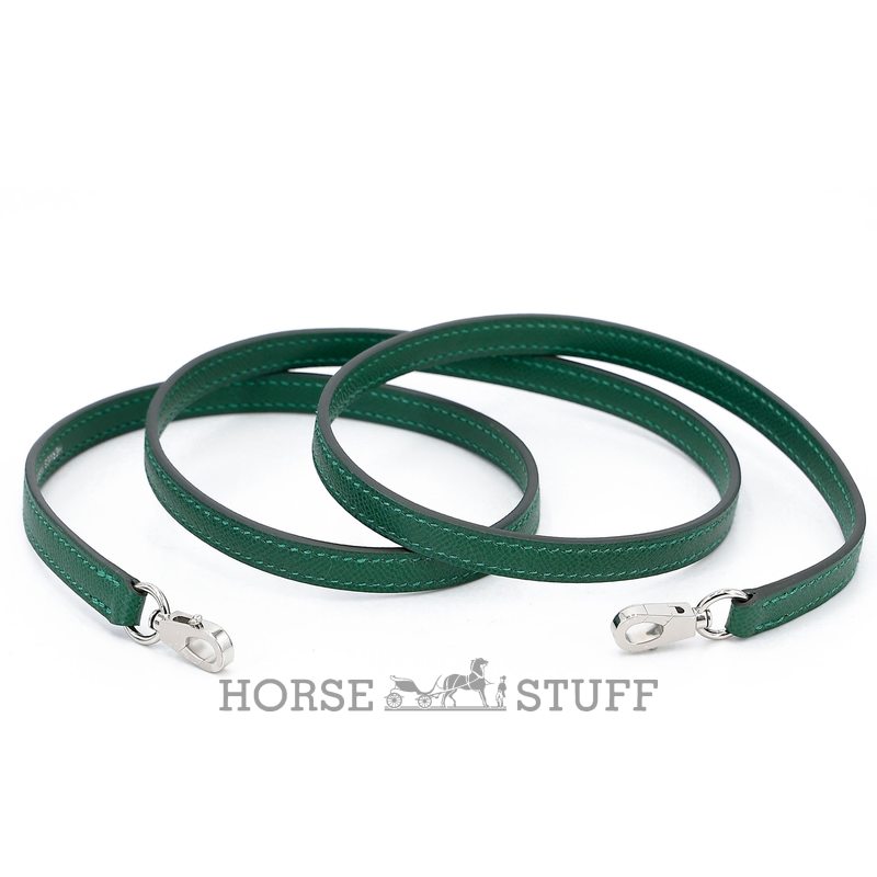 Hermès Kelly Sellier Mini II Vert Moyen Madame PHW