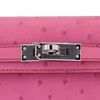 Hermès Kelly Sellier Mini II Fuchsia Ostrich PHW