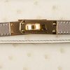 Hermès Kelly Sellier Mini II Special Order HSS Beton / Gris Asphalt Ostrich GHW