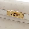 Hermès Kelly Sellier Mini II Nata Ostrich GHW