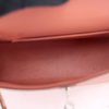 Hermès Kelly Sellier Mini II Terre Cuite Ostrich PHW