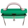 Hermès Kelly Sellier Mini II Special Order HSS Menthe / Mauve Pale Chevre Permabrass HW