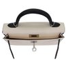 Hermès Kelly Sellier Mini II Special Order HSS Nata / Black Chevre PHW