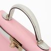 Hermès Kelly Sellier Mini II Special Order HSS Rose Sakura / Gris Perle Chevre Permabrass HW