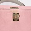 Hermès Kelly Sellier Mini II Special Order HSS Rose Sakura / Gris Perle Chevre Permabrass HW