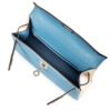 Hermès Kelly Sellier Mini II Special Order HSS Nata / Blue de Nord Epsom PHW