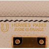 Hermès Kelly Sellier Mini II Special Order HSS Nata / Black Epsom GHW