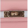 Hermès Kelly Sellier Mini II Special Order HSS Rose Sakura / Blue Brume Epsom Permabrass HW