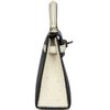 Hermès Kelly Sellier Mini II Special Order HSS Black / Beton Ostrich Permabrass HW