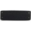 Hermès Kelly Sellier Mini II Special Order HSS Black / Beton Ostrich Permabrass HW