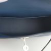 Hermès Kelly Sellier Mini II Touch Blue Sapphire Madame / Shiny Crocodile Alligator PHW