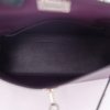 Hermès Kelly Sellier Mini II Touch Cassis Madame / Shiny Crocodile Alligator PHW