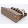 Hermès Kelly Sellier Mini II Touch Etoupe Madame / Beton Matte Crocodile Alligator PHW