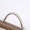 Hermès Kelly Sellier Mini II Touch Etoupe Madame / Beton Matte Crocodile Alligator PHW