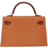 Hermès Kelly Sellier Mini II Touch Gold Madame / Miel Shiny Crocodile Alligator GHW