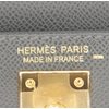 Hermès Kelly Sellier Mini II Touch Graphite Madame / Ardoise Shiny Niloticus Lizard GHW