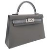 Hermès Kelly Sellier Mini II Touch Graphite Madame / Ardoise Shiny Niloticus Lizard PHW