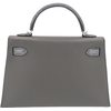Hermès Kelly Sellier Mini II Touch Graphite Madame / Ardoise Shiny Niloticus Lizard PHW