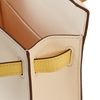 Hermès Kelly Sellier Mini II Limited Edition Tricolor Nata / Jaune Poussin / Sesame Epsom PHW